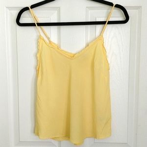 Aritzia Wilfred Yellow Camisole Size Small